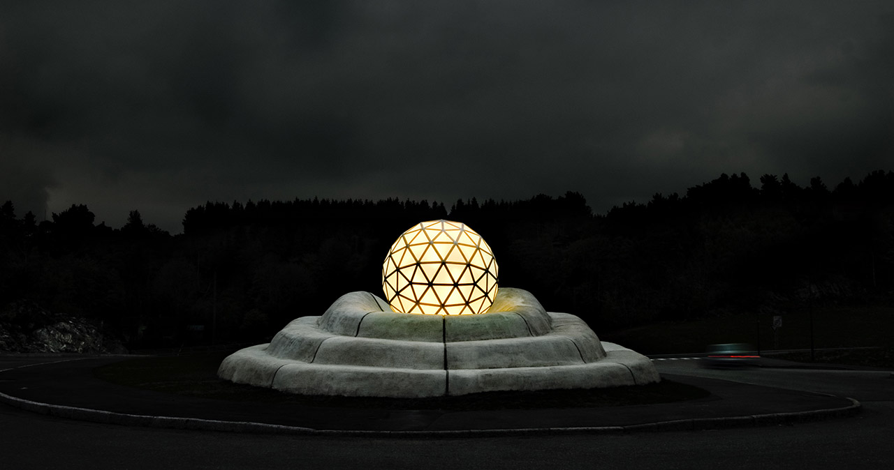 Sol / Sculpture pulsative by Finn Eirik Modahl